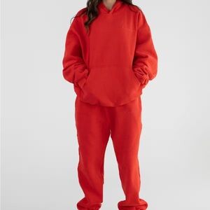 Comfrt Red Sweat Set
